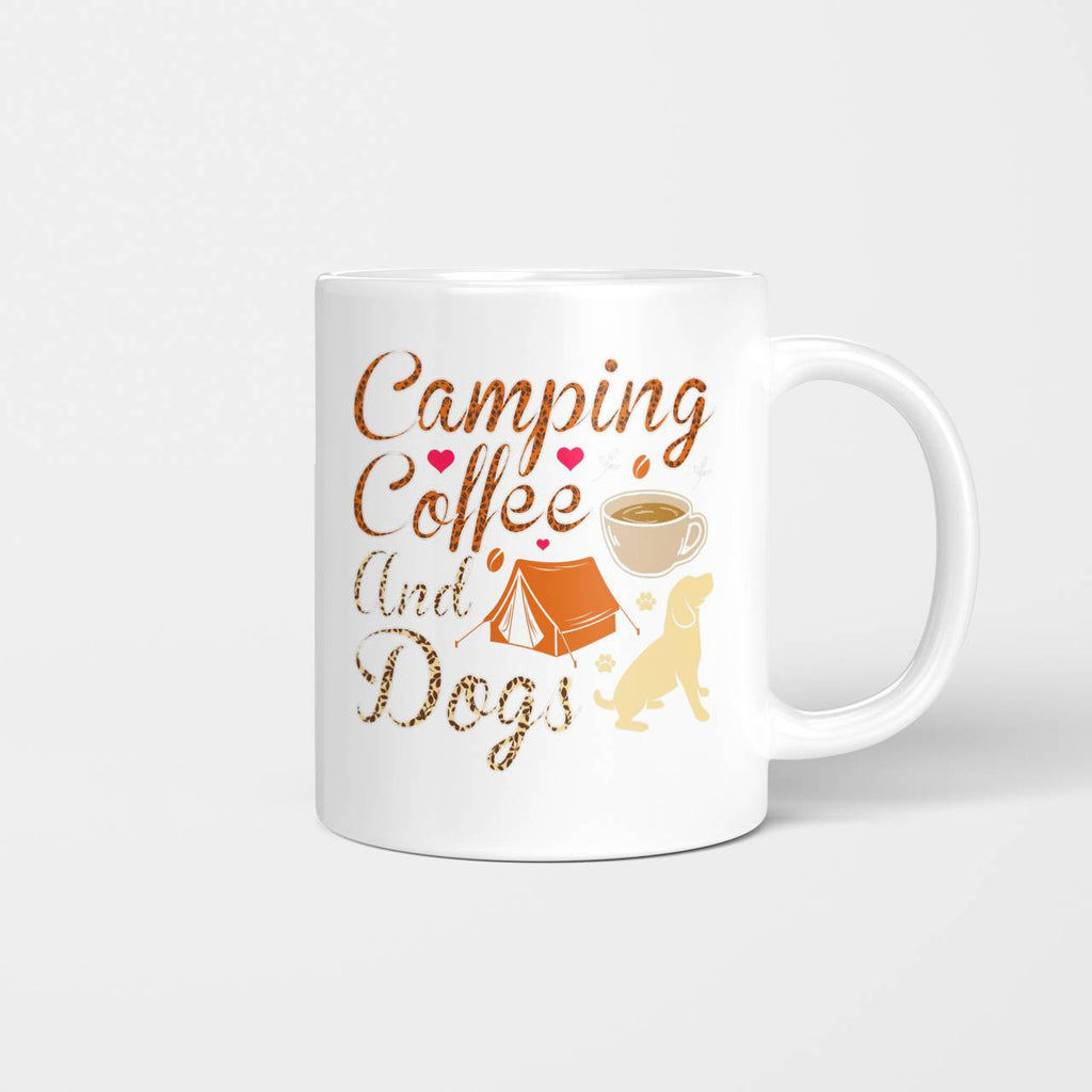 Camping Coffee And Dogs Mug