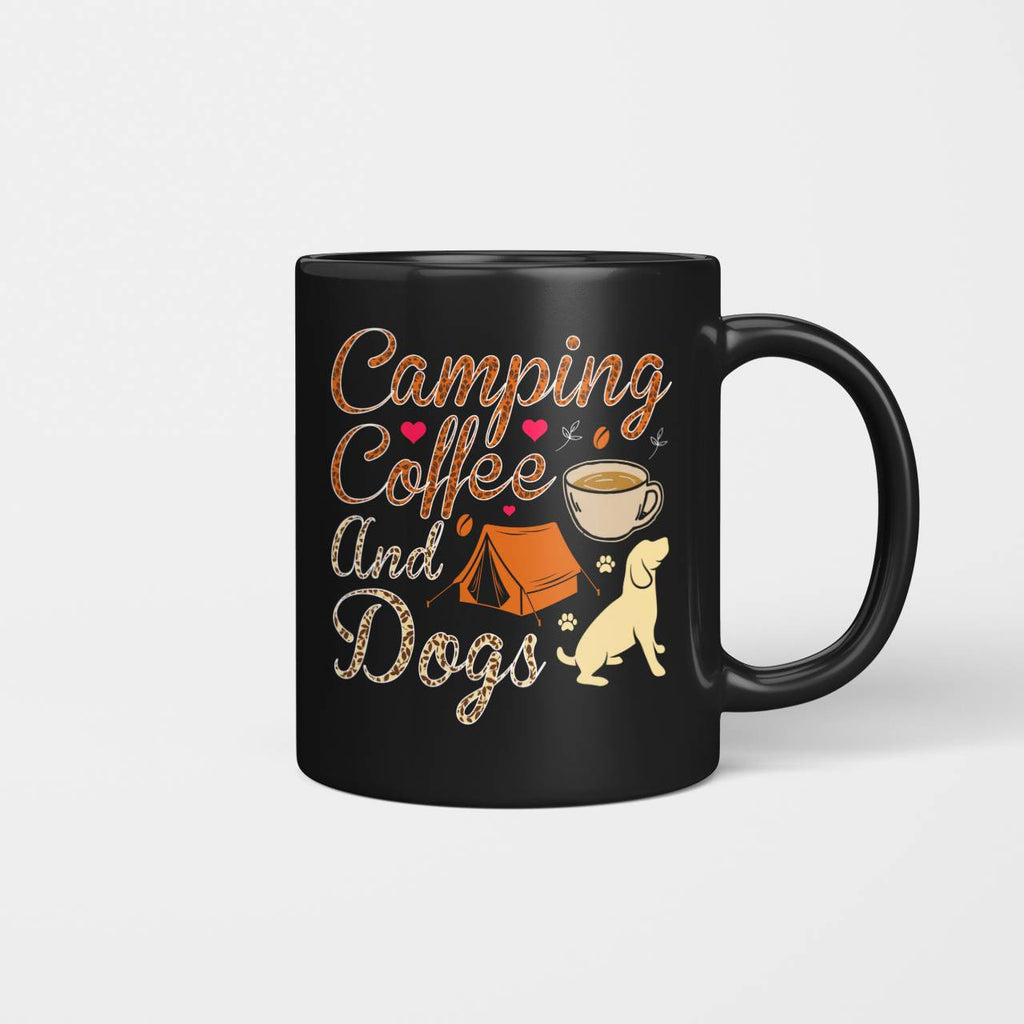 Camping Coffee And Dogs Mug