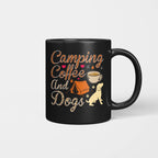 Camping Coffee And Dogs Mug