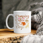 Camping Coffee And Dogs Mug