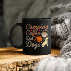 Camping Coffee And Dogs Mug