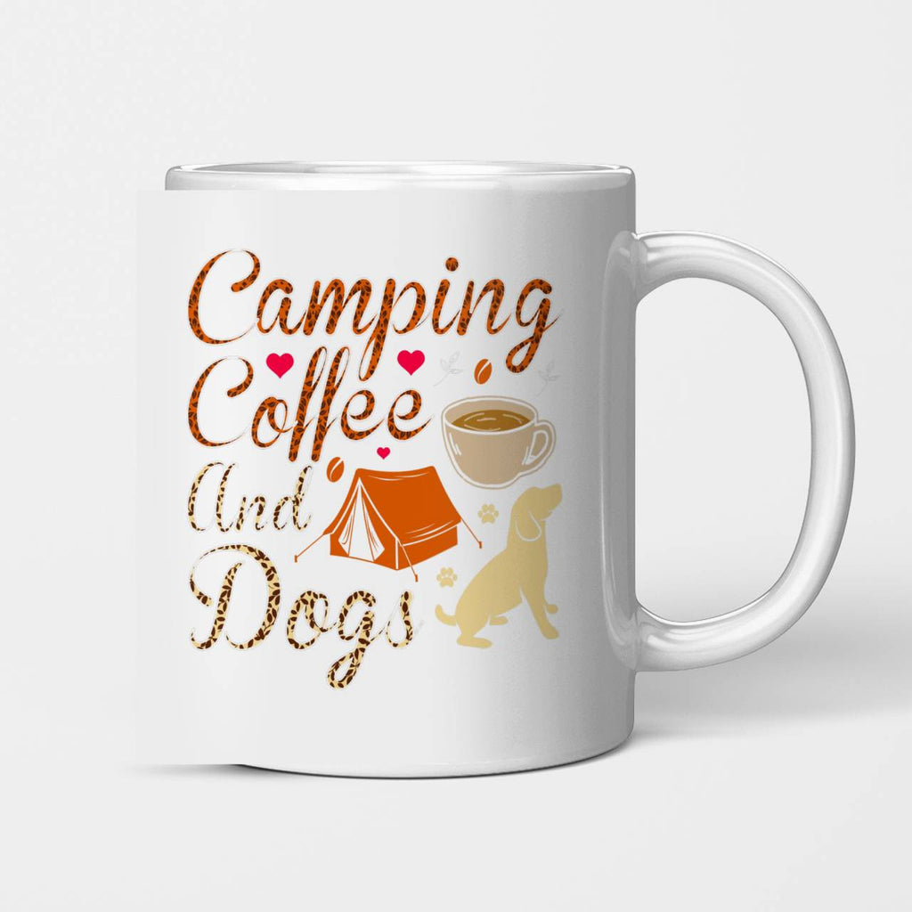 Camping Coffee And Dogs Mug