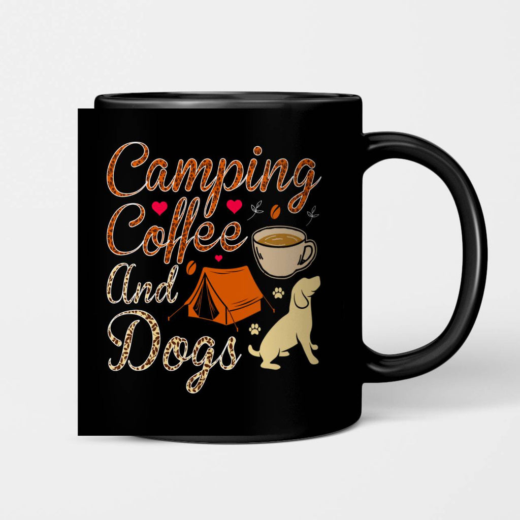 Camping Coffee And Dogs Mug