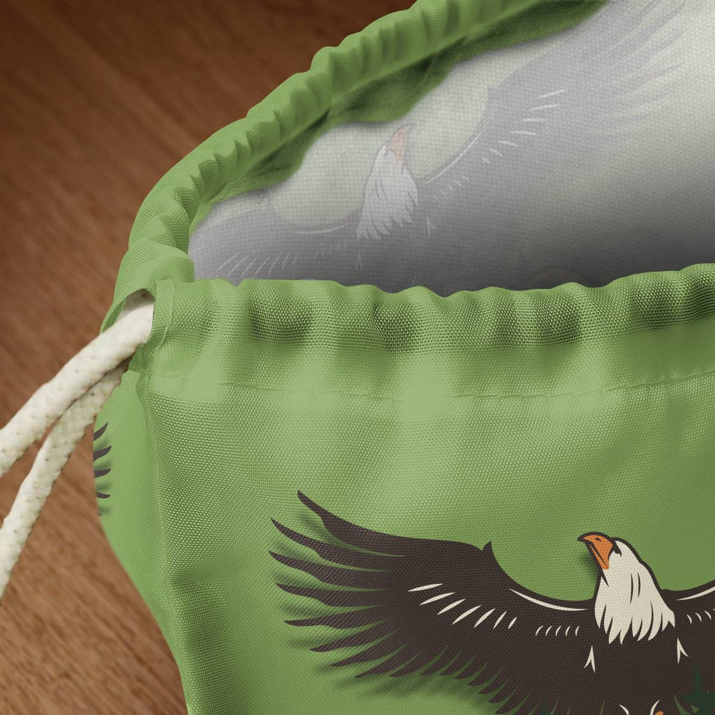 Camping Time Drawstring Bag