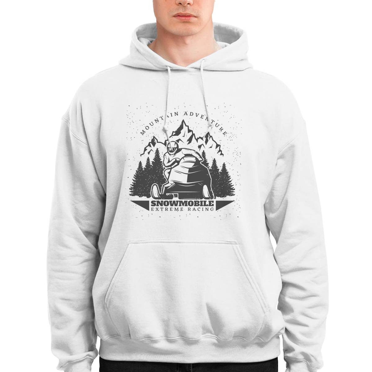 Mountain Adventure Snowmobile Extreme Racing Hoodie