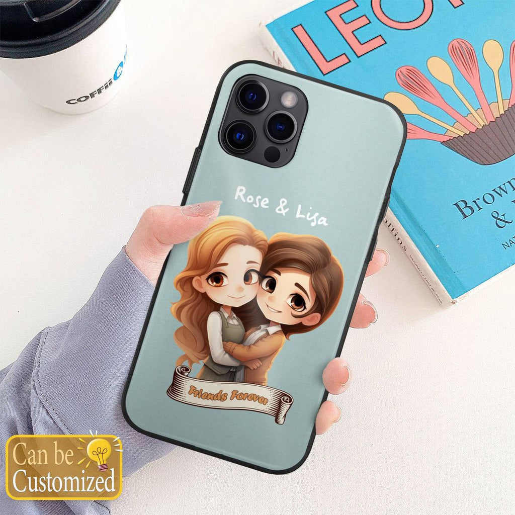 Friends Forever with Names Iphone Case