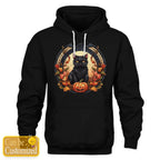Halloween Cat Hoodie with Name