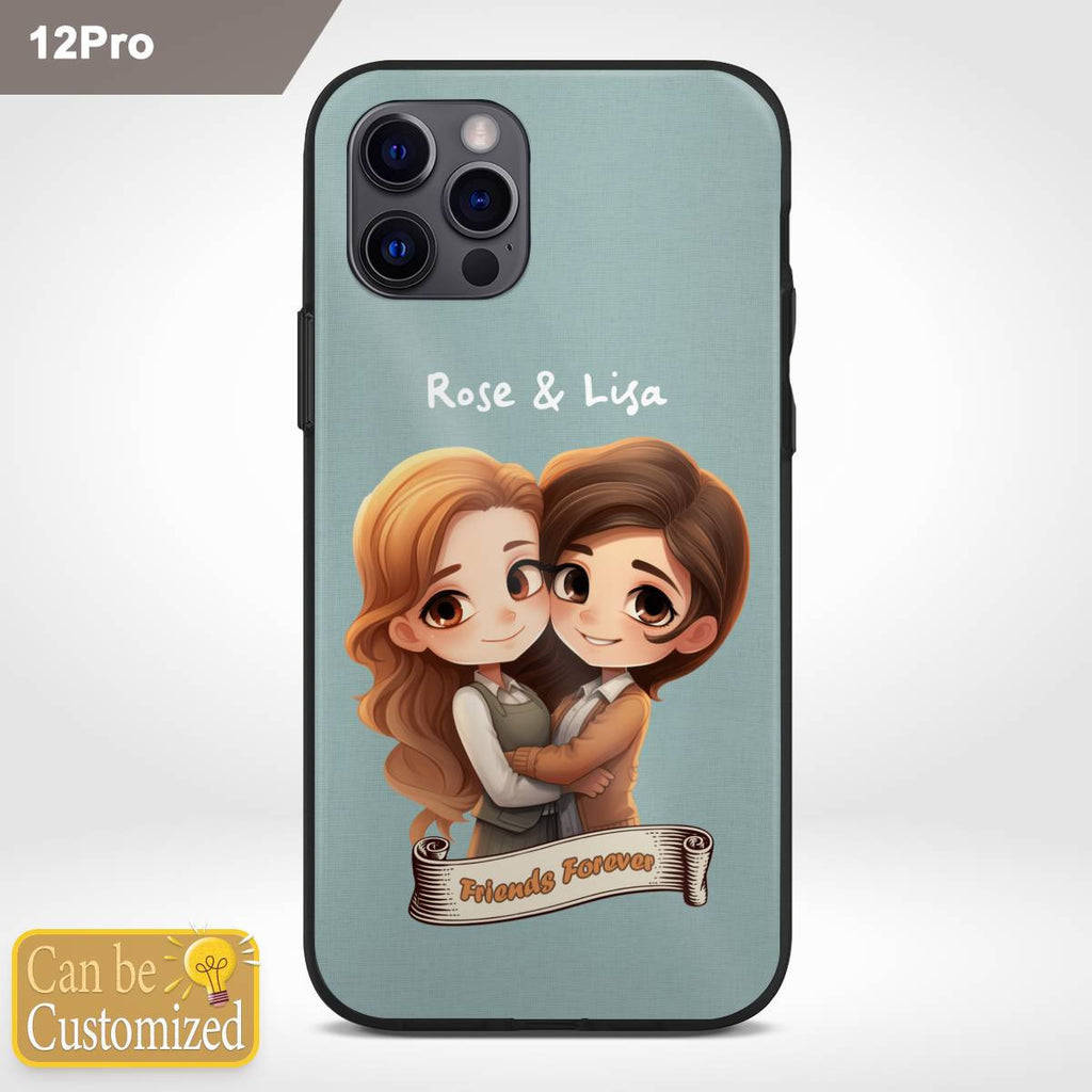 Friends Forever with Names Iphone Case