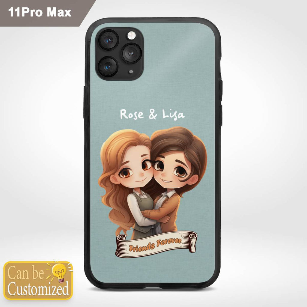 Friends Forever with Names Iphone Case