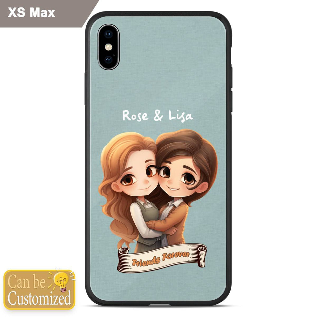 Friends Forever with Names Iphone Case