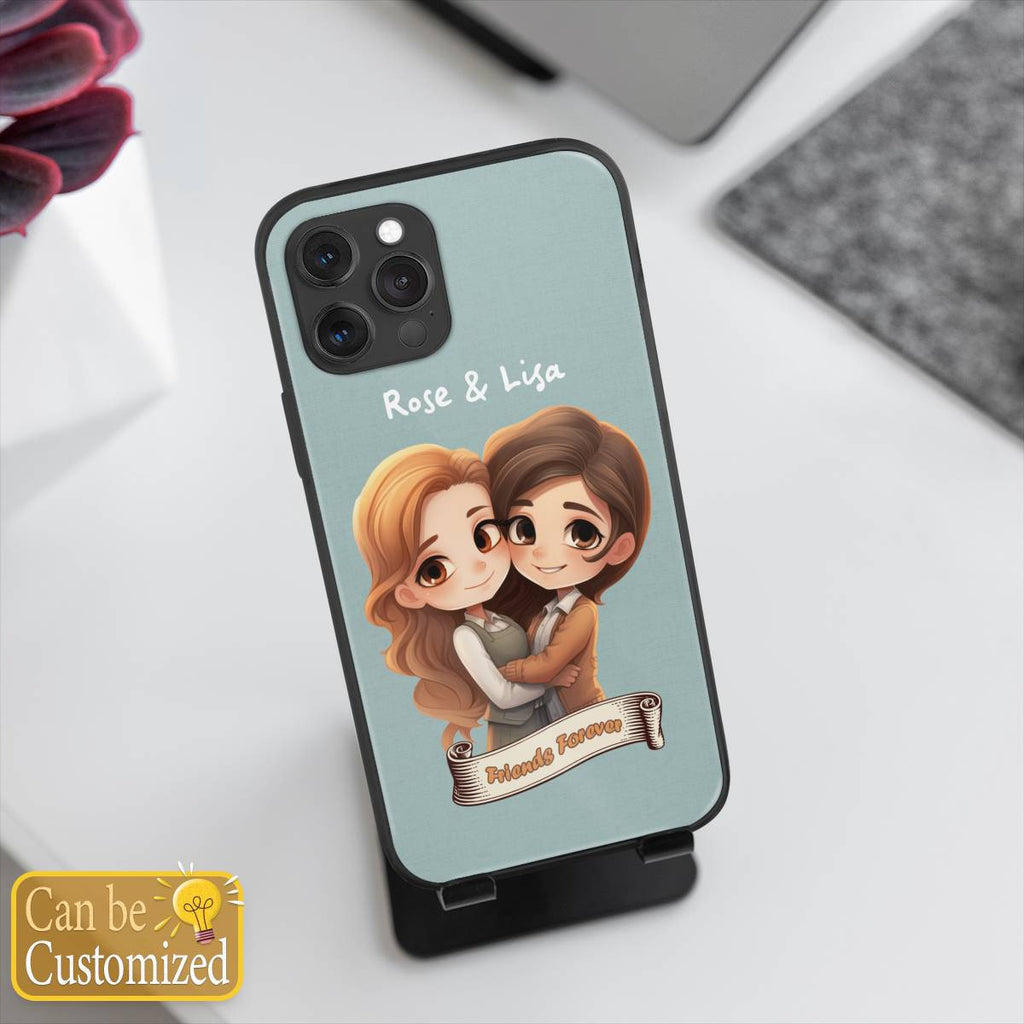Friends Forever with Names Iphone Case