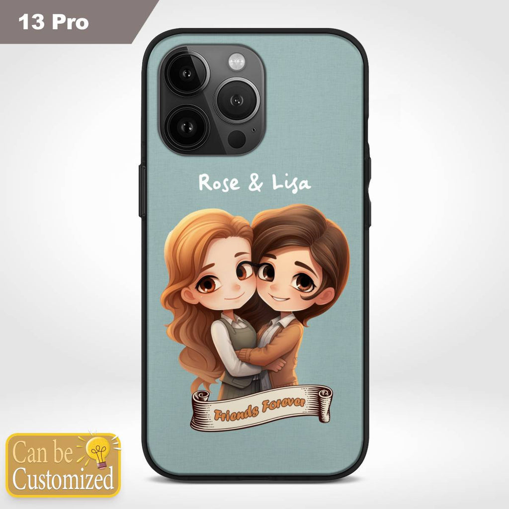 Friends Forever with Names Iphone Case