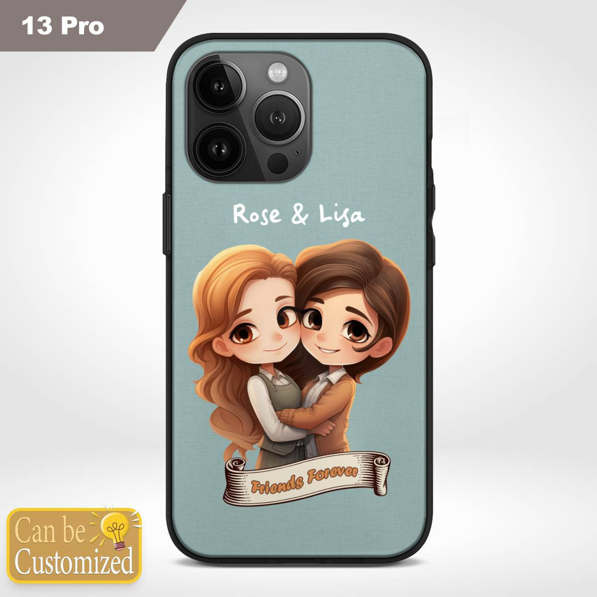 Friends Forever with Names Iphone Case