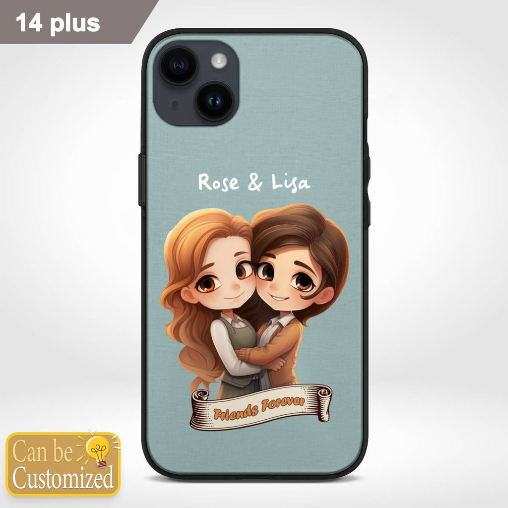 Friends Forever with Names Iphone Case