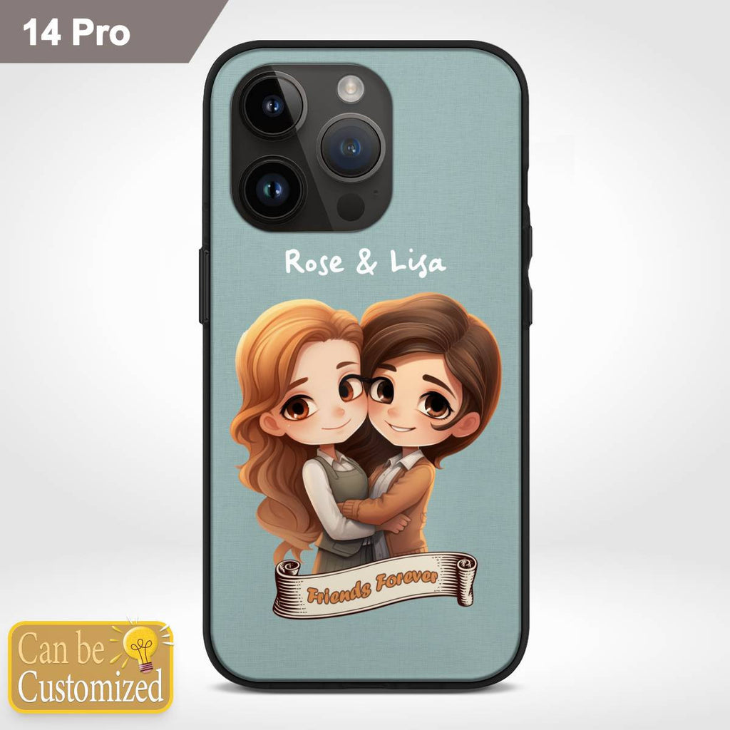 Friends Forever with Names Iphone Case