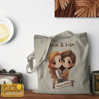 Friends Forever with Names Tote Bag