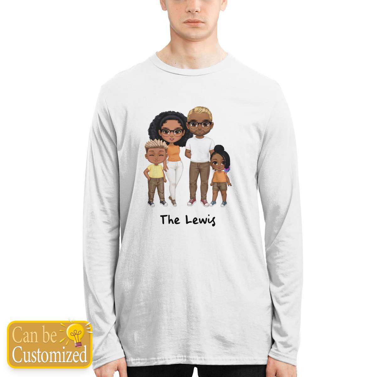 Pesonalized Family Long Sleeve Tee