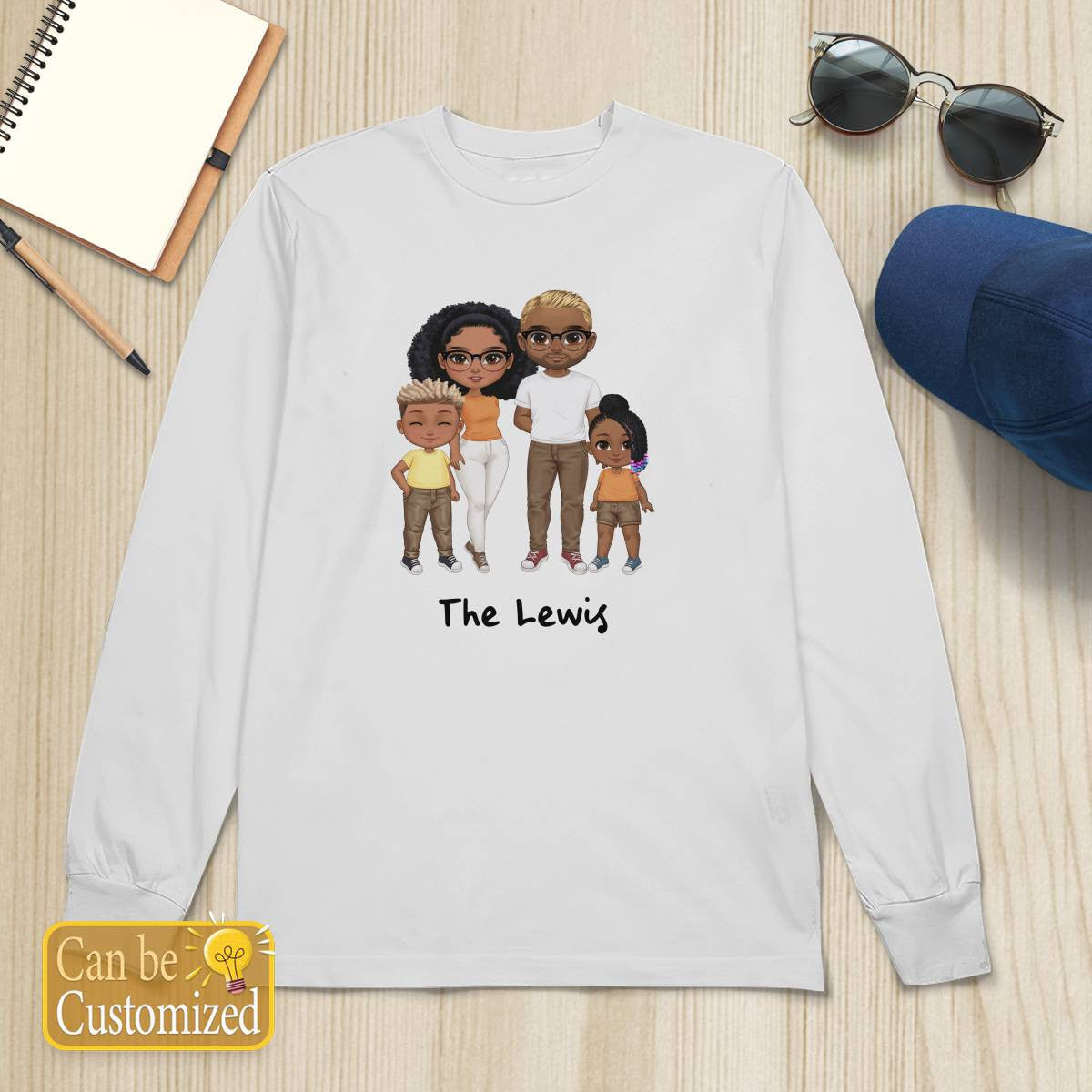 Pesonalized Family Long Sleeve Tee