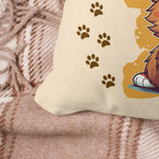 "Never leave your pet behind" Quotes Round Beach Towel