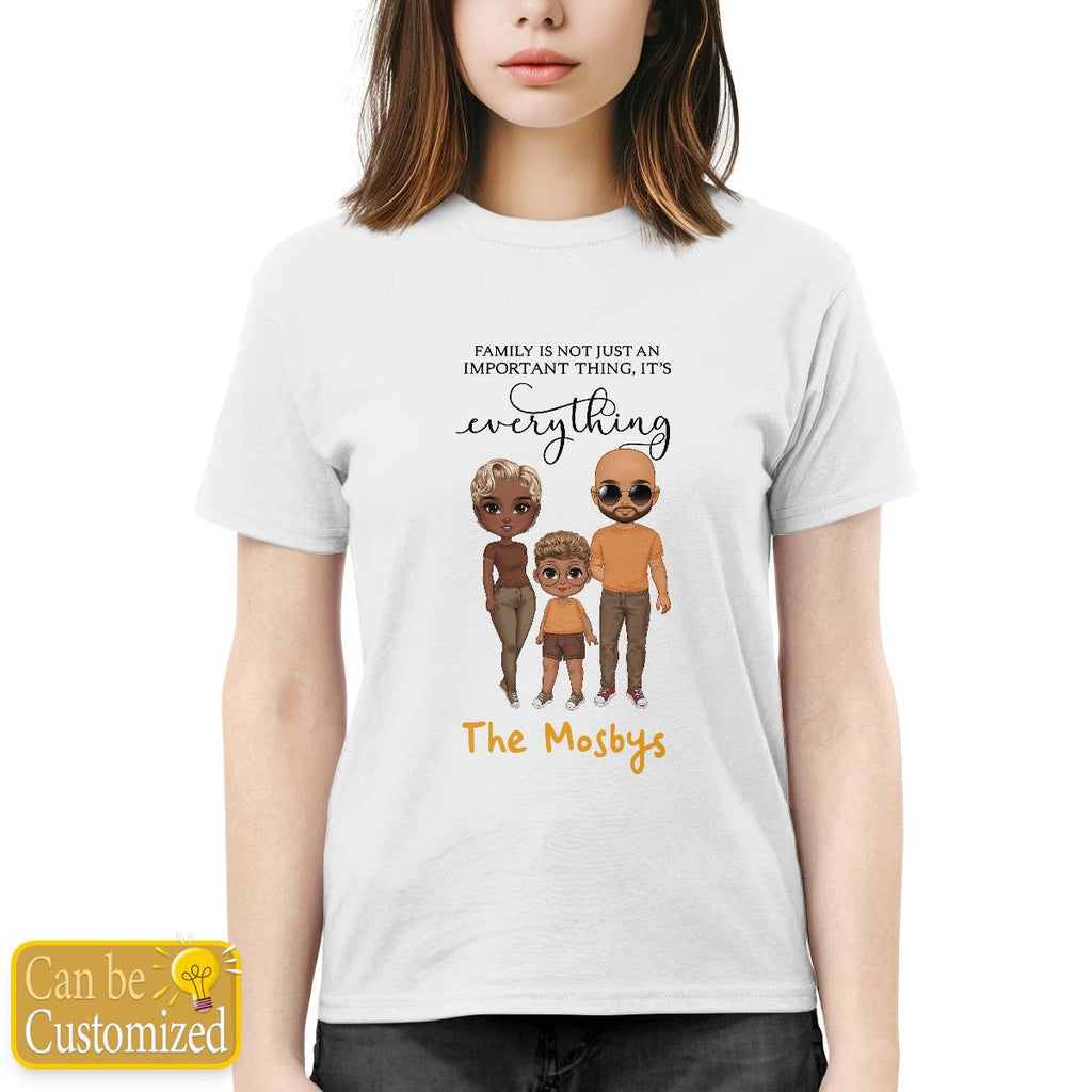 Family Quotes with Name T-shirt