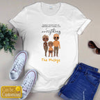 Family Quotes with Name T-shirt