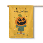 Happy Halloween Cute House Flag