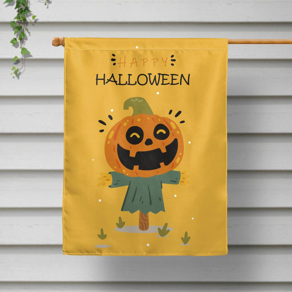 Happy Halloween Cute House Flag